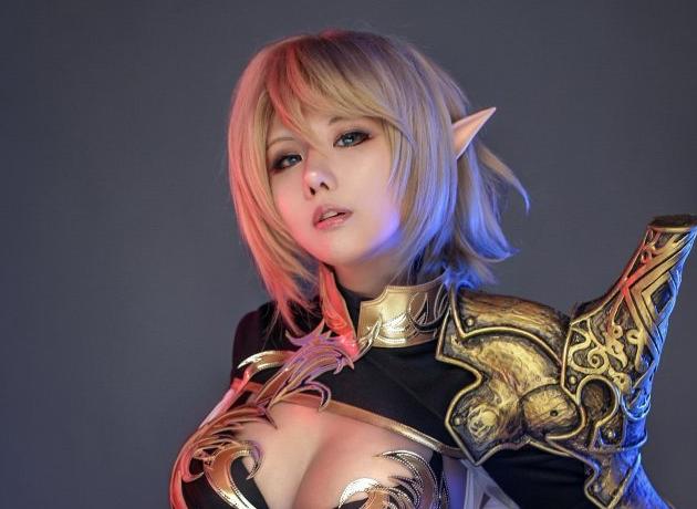 汹涌澎湃呼之欲出性感至极的螺旋猫最新Cosplay高清大图